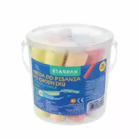 Ilustracja produktu Starpak Kreda Chodnikowa w Wiaderku 6 Kolorów 559666