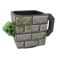 Ilustracja produktu Kubek 3D Minecraft - Creeper