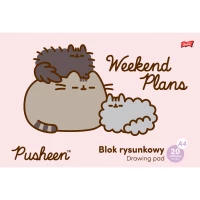 Ilustracja Bambino Blok Rysunkowy A4 20 kartek Pusheen 663291