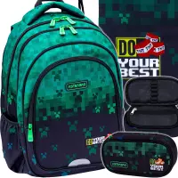 Ilustracja produktu AstraBag Zestaw Szkolny Do Your Best 3el. Plecak 502025017 + Worek 507025008 + Piórnik 503025021