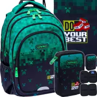 Ilustracja produktu AstraBag Zestaw Szkolny Do Your Best 3el. Plecak 502025017 + Worek 507025008 + Piórnik 503025020