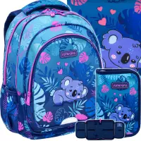 Ilustracja produktu AstraBag Zestaw Szkolny 3el. Sweet Koala Plecak 502025002 + Worek 507025001 + Piórnik 503025002
