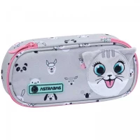 Ilustracja produktu AstraBag Piórnik AC6 Saszetka Usztywniona Kitty the Cute 505023065