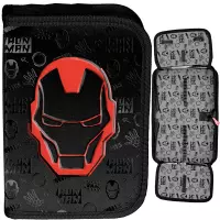 Ilustracja produktu Paso Piórnik Dwuklapkowy bez Wyposażenia Iron Man AV25VV-P001BW