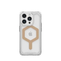 1. UAG Plyo Magsafe - obudowa ochronna do iPhone 15 Pro kompatybilna z MagSafe (ice-gold)