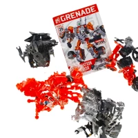 5. Mega Creative Klocki Konstrukcyjne Robot 35ele. Czerwony 393577