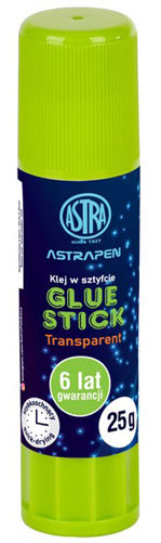 2. Astra Pen Klej w Sztyfcie 25g 401120006 Transparent