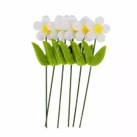 1. Craft With Fun Ozdoba Dekoracyjna Kwiaty Filcowe 6 szt 555442