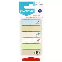1. Starpak Zakładka Indeksująca 45x12/20k 6 Kolorów Papugi 505504