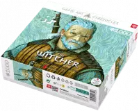 2. Good Loot Game Art Chronicles Puzzle: The Witcher Geralt & Vincent van Gogh (1000 elementów)