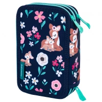 3. AstraBag Piórnik Trzykomorowy z Wyposażeniem AC31 Baby Deer 503024049