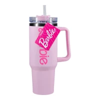 3. Kubek Podróżny XL Barbie ze Słomką - 1200 ml