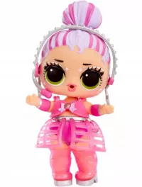 3. MGA LOL Laleczka z Niespodzianką Neon Pop Stars Muzyczna + Światło UV 120674