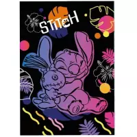 1. Coolpack Zeszyt A5 32 kartki kratka Stitch Black wzór 2 91569PTR