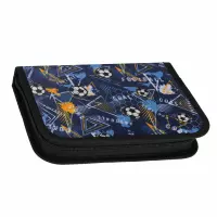 3. Starpak Piórnik Dwuklapkowy z Wyposażeniem Football Blue 551894