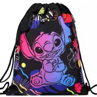 4. CoolPack Jerry Zestaw Szkolny Stitch 3el Plecak Black F029886 + Piórnik F067886 + Worek F054886