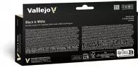 4. Vallejo: 70.151 - Model Color - Figure - Black & White (8 x 18 ml)