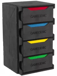 1. Gamegenic: Ekskluzywne Pudełko na Karty - Tokens' Lair Black