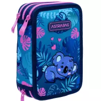 7. AstraBag Piórnik Trzykomorowy z Wyposażeniem AC31 Sweet Koala 503025001