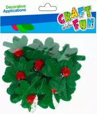 1. Craft With Fun Ozdoba Dekoracyjna EVA Ozdoba Liść 501385