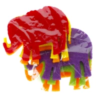 1. Craft With Fun Ozdoba Dekoracyjna Słonie Zwierzęta Filc 339097
