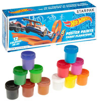 5. Starpak Hot Wheels Farby Plakatowe 12 Kolorów 337500