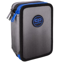 1. CoolPack Jumper 3 Piórnik Trzykomorowy z Wyposażeniem Gradient Grey E67511