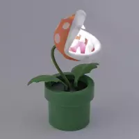 5. Lampka Super Mario - Roślinka Mini Piranha