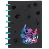 1. Coolpack Kołozeszyt Stitch Black A5 100 Kartek Kratka Duży Ring wzór 3 91545PTR