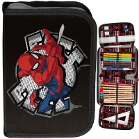 3. Paso Piórnik Dwuklapkowy z Wyposażeniem Spiderman SP24MM-P001