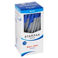 4. Starpak Długopis Zamykany Crystal Niebieski 50 sztuk 144357