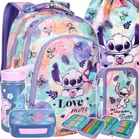 1. CoolPack Prime Zestaw Szkolny Stitch Pastel 5el Plecak F025885 + Worek F054885 + Piórnik F066885