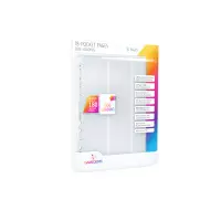 1. Gamegenic: 18-Pocket Pages Sideloading - Koszulki do Segregatora - White (10 szt)