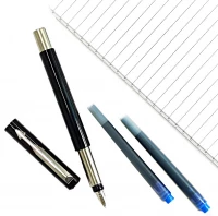 4. Parker Zestaw Czarny Vector Pióro Długopis Wkłady Notes 2046839