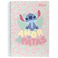 2. Coolpack Kołozeszyt Stitch Pastel B5 100 Kartek Kratka Plastikowa Spirala wzór 2 75019PTR