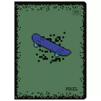 1. Interdruk Zeszyt A5 16 kartek kratka UV Pixel 366368