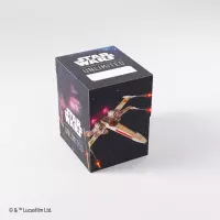 1. Gamegenic: Star Wars Unlimited - Soft Crate - Pudełko na Karty - X-Wing/TIE Fighter