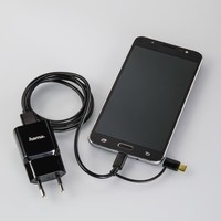 5. Hama Kabel Mikro USB 2w1 Z Adapterem Złącza USB-C Pozłacany 1m