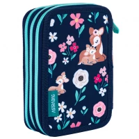 2. AstraBag Piórnik Trzykomorowy z Wyposażeniem AC31 Baby Deer 503024049