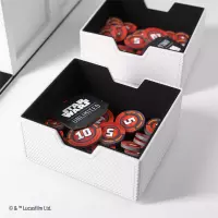 9. Gamegenic: Star Wars Unlimited - Double Deck Pod - Pudełko na Karty - White/Black