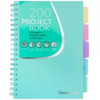 1. Coolpack Kołozeszyt Pastel Miętowy B5 100 Kartek Kratka 81384CP