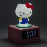 7.  Lampka 3D z Budzikiem Hello Kitty 15 cm