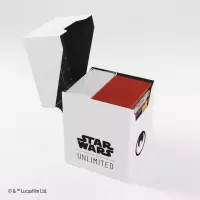 5. Gamegenic: Star Wars Unlimited Card Game - Soft Crate - Pudełko na Karty - White / Black
