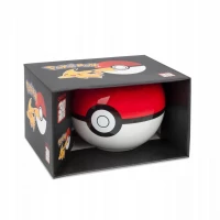 1. Kubek 3D POKEMON - Pokeball - ABS 400 ml