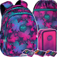 1. CoolPack Zestaw Szkolny Wishe 3el. Plecak E29538+ Piórnik E67508 + Worek E70538
