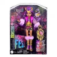 2. Mattel Monster High Fest Lalka Clawdeen Wolf Fashion + Akcesoria Festiwalowe HXH80