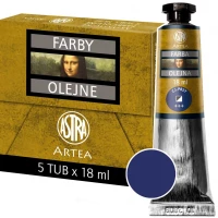 1. Astra Artea Farby Olejne 5 Tub 18ml Błękit Paryski 83410948