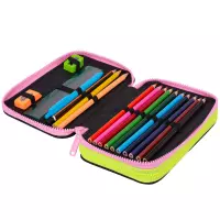 2. CoolPack Jumper 2 Piórnik Dwukomorowy Z Wyposażeniem Panda Gang F066829