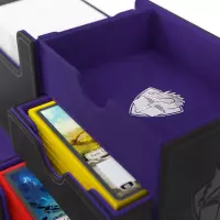 6. Gamegenic: The Academic 133+ XL (Tolarian) - Pudełko na Karty - Black/Purple