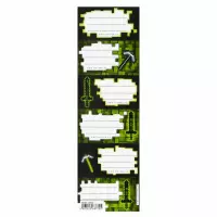 1. Starpak Naklejki Na Zeszyt Pixel 1 Listek 6szt. 559544